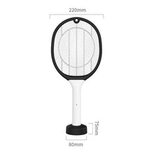 Load image into Gallery viewer, 3000V Electric Mosquito Swatter 1200mAh USB Rechargeable Home Fly Bug Zapper Racket Inserts Killer Dropshipping
