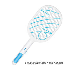 Load image into Gallery viewer, 3000V Electric Mosquito Swatter 1200mAh USB Rechargeable Home Fly Bug Zapper Racket Inserts Killer Dropshipping
